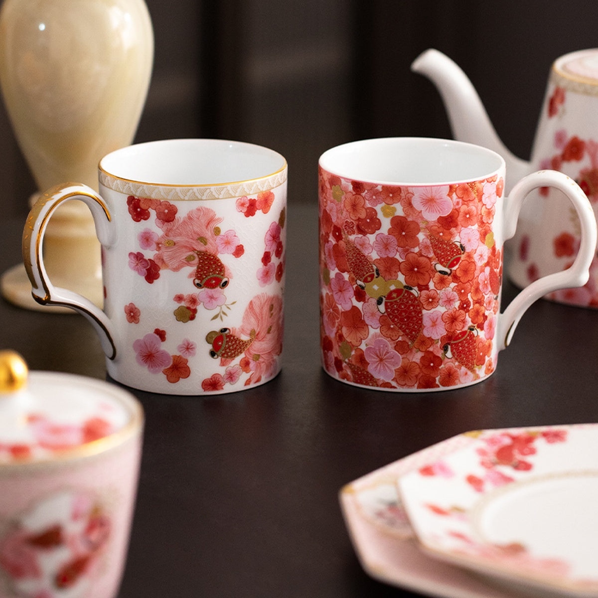 Fortune Bloom · 330ml Porcelain Mug