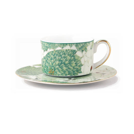 Chasing Light Cup and Saucer white background product image, standardized scale