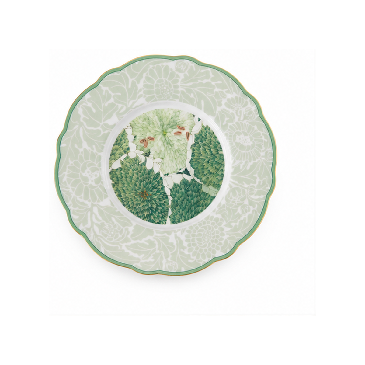 Chasing Light 11-inch serving plate, complete product on white background