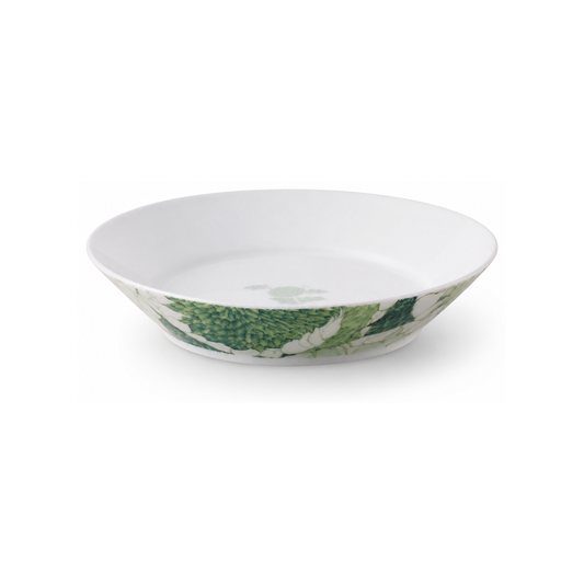 Chasing Light 8-inch slanted deep plate, complete product on white background