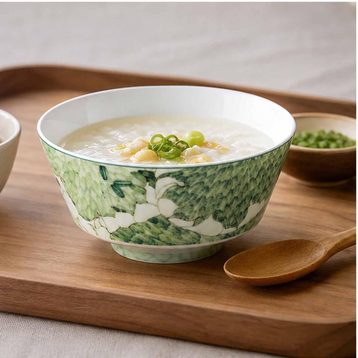 Chasing Light 4.75-Inch Porcelain Bowl second realistic serving scene