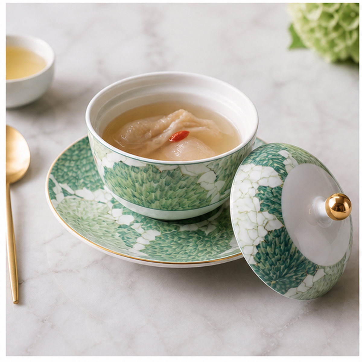 Chasing Light Covered Stew Bowl second realistic serving scene