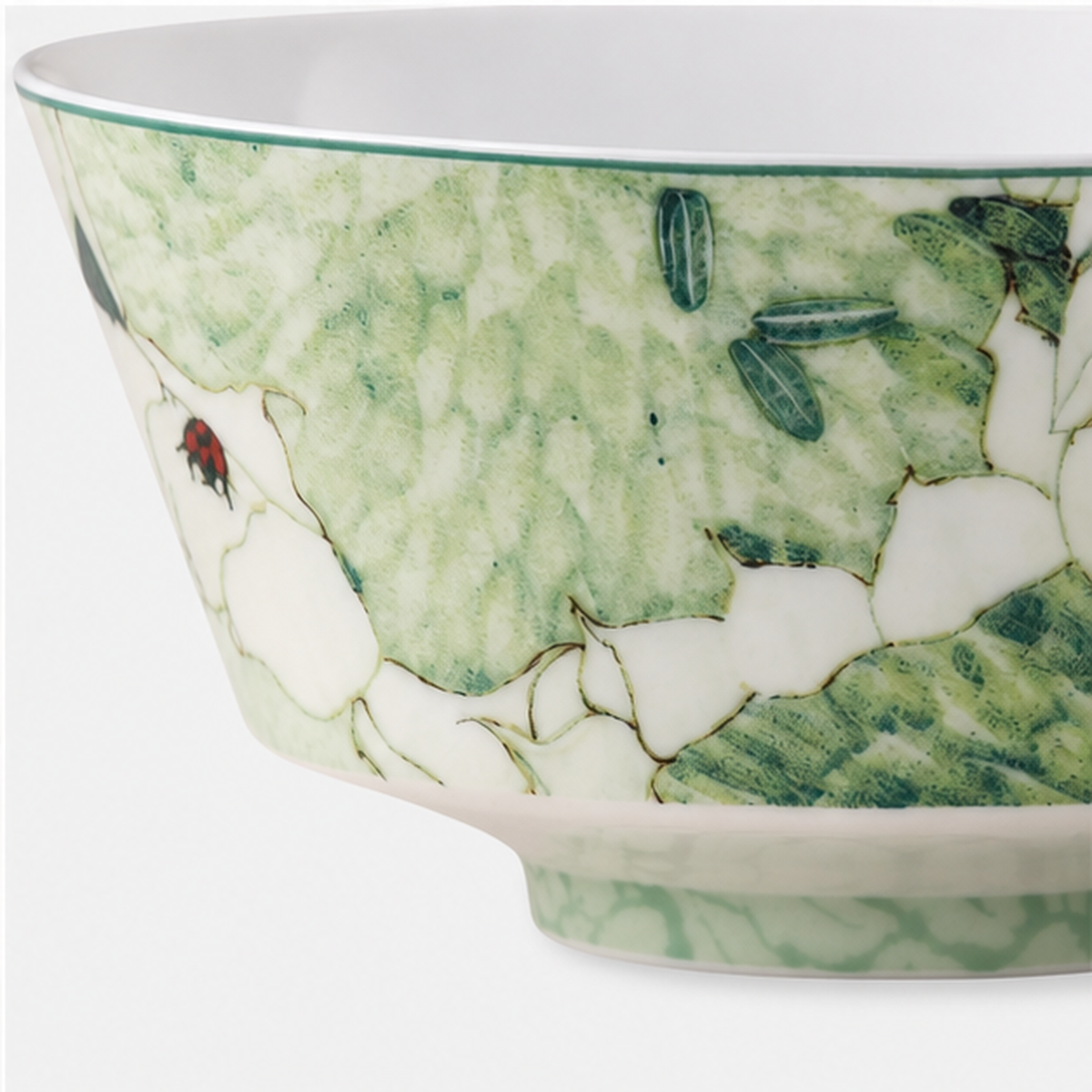 Chasing Light 4.75-Inch Porcelain Bowl close-up pattern and glaze detail
