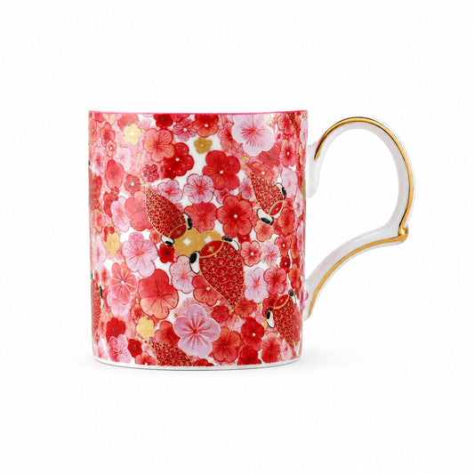 Fortune Bloom Full Blossom Mug clean white product card image with soft blended shadow