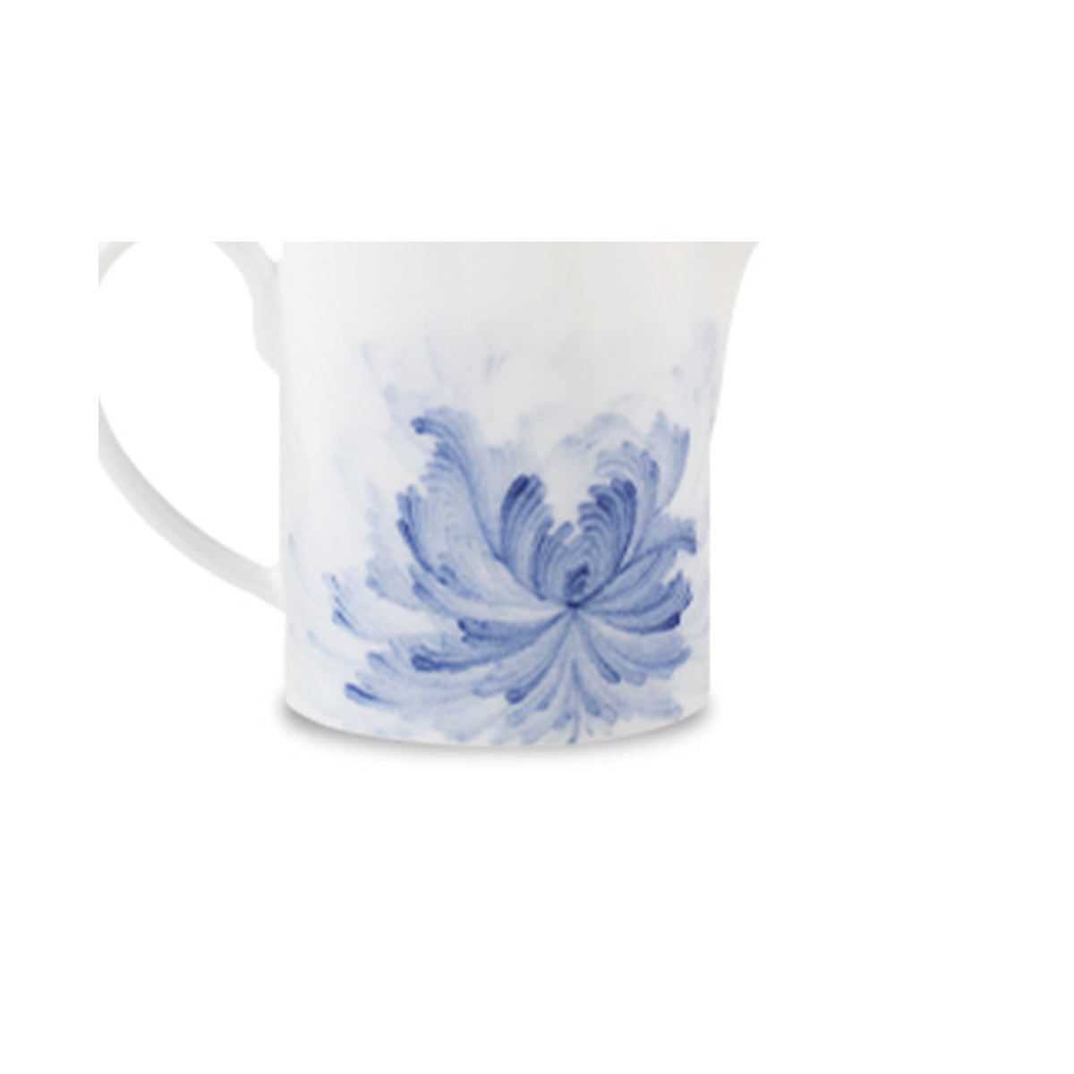 Blue Lotus Creamer blue-and-white porcelain detail