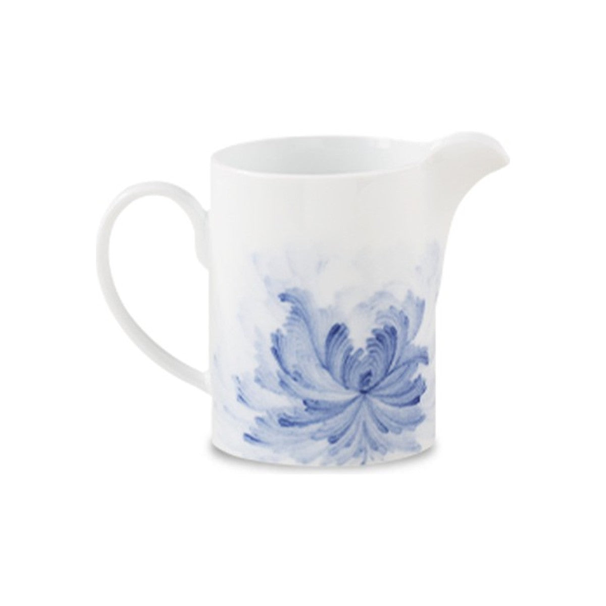 Blue Lotus Creamer on a clean white background