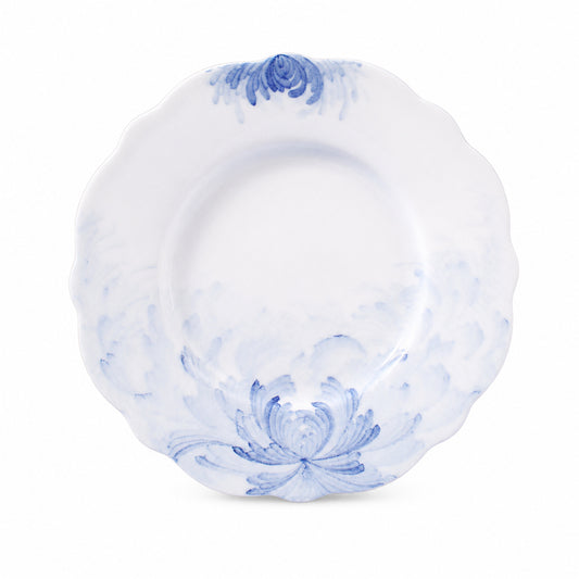 Blue Lotus Plate on a pure white background