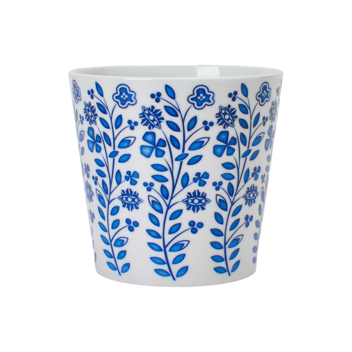 Blue Vine on White Choko Cup on white