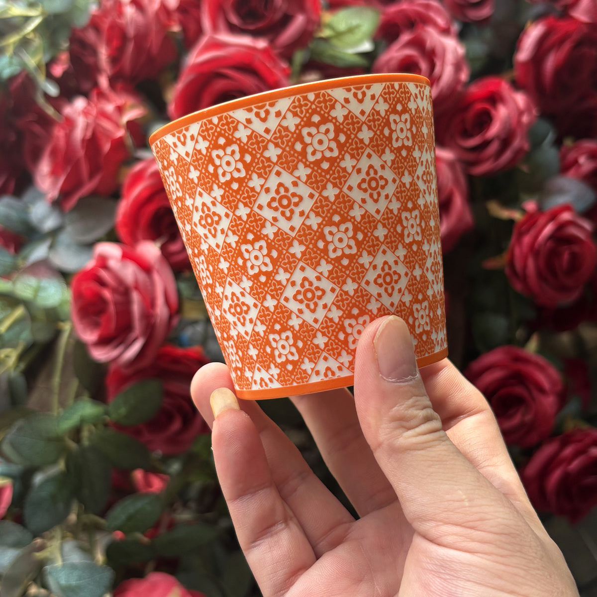 orange Fanhua Choko Cup — real product photograph
