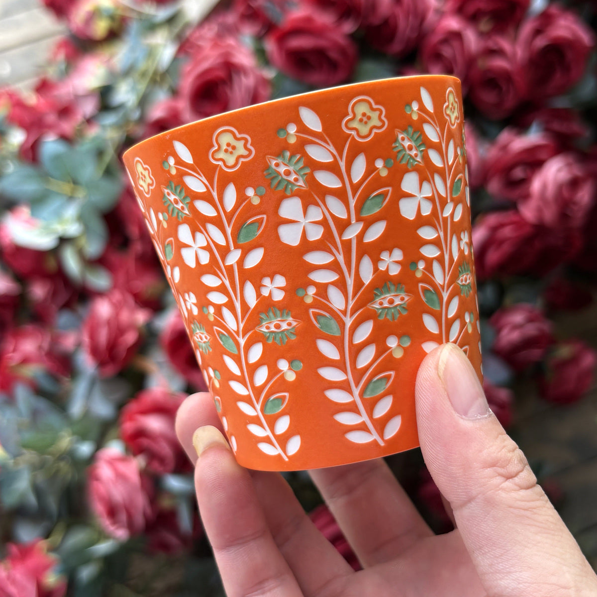 orange Vine Choko Cup — real product photograph
