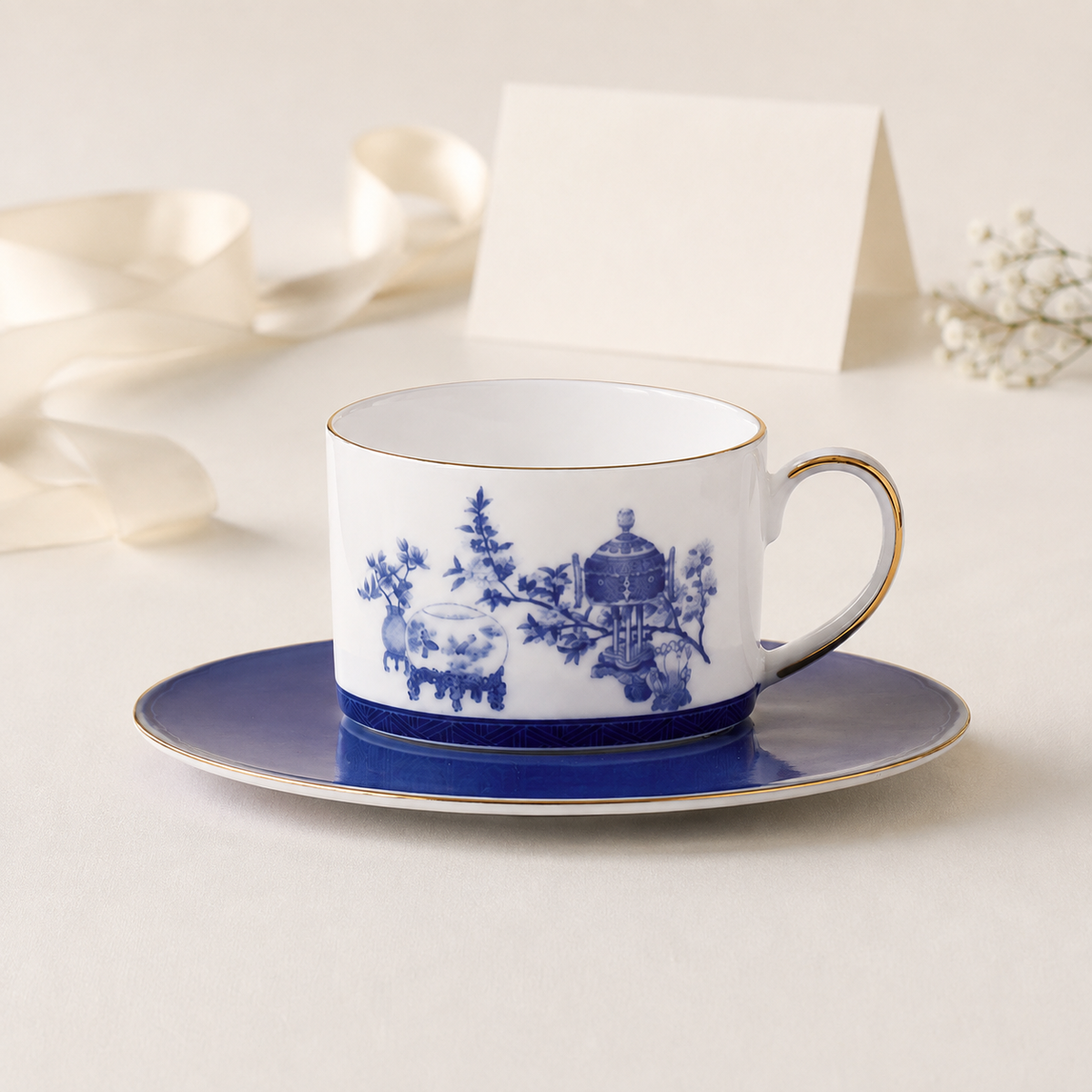 Golden Harmony cup and saucer gifting inspiration; accessories not included